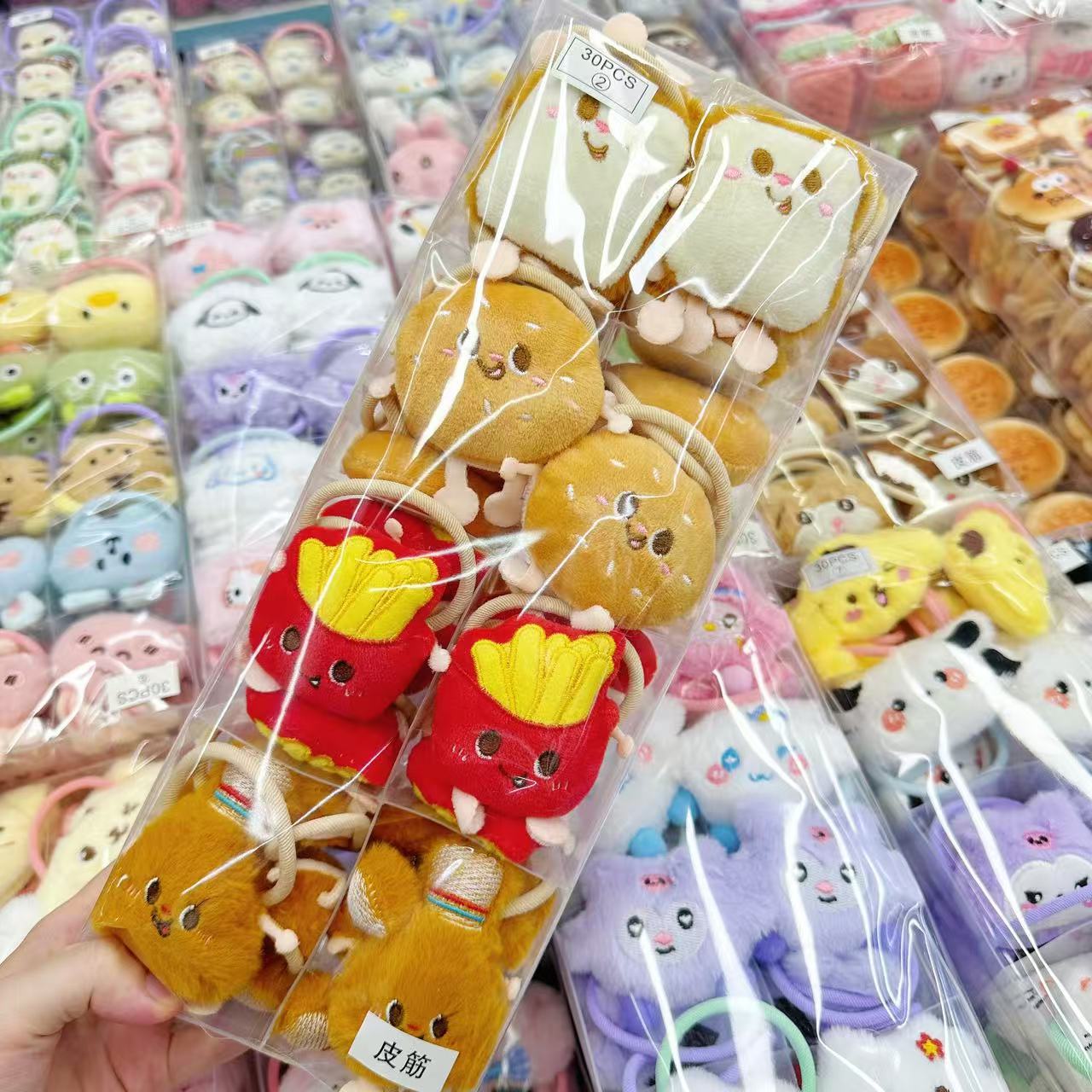 Plush doll hair clip, Sanrio duckbill clip, cute cartoon Kuromi hair clip, female side bangs, broken hair clip Plush doll hair clip, Sanrio duckbill clip, cute cartoon Kuromi hair clip, female side bangs, broken hair clip