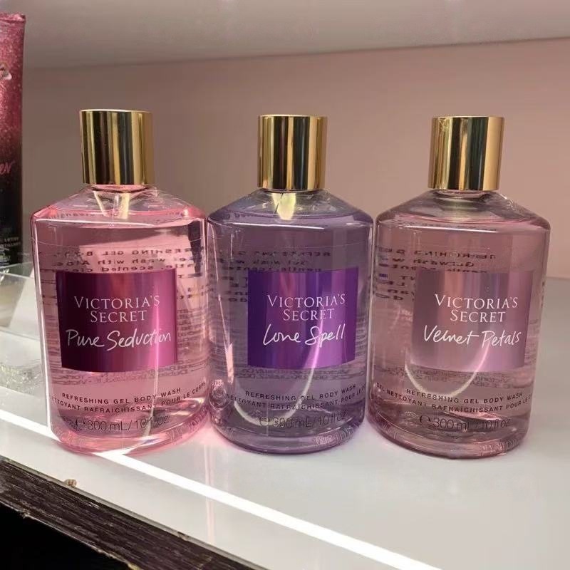 New Victoria's Secret vs Victoria's Secret Fragrance Moisturizing Shower Gel Velvet Petal Shower Gel Love Secret