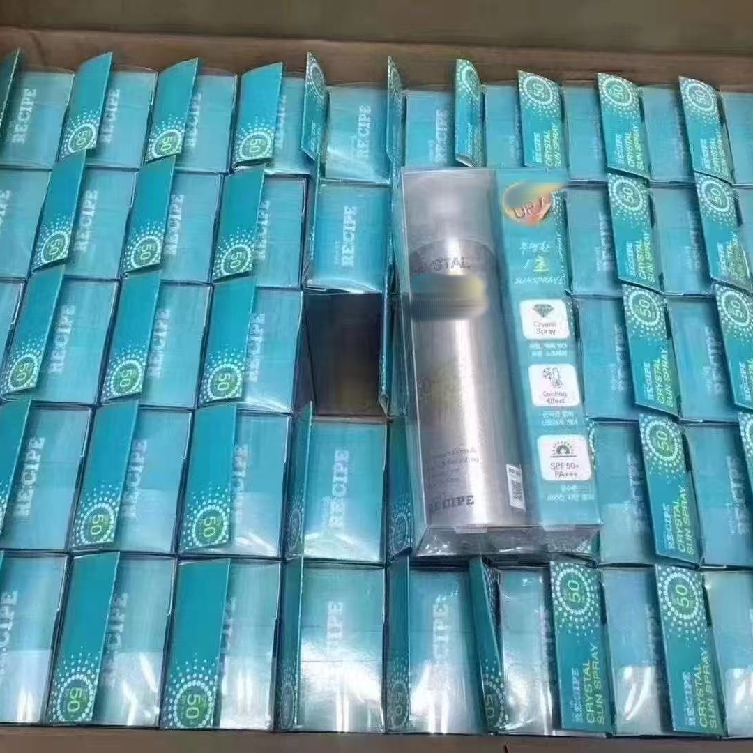 Crystal spray 150ml/180ml Refreshing spring and summer transparent spray anti sweat and anti ultraviolet