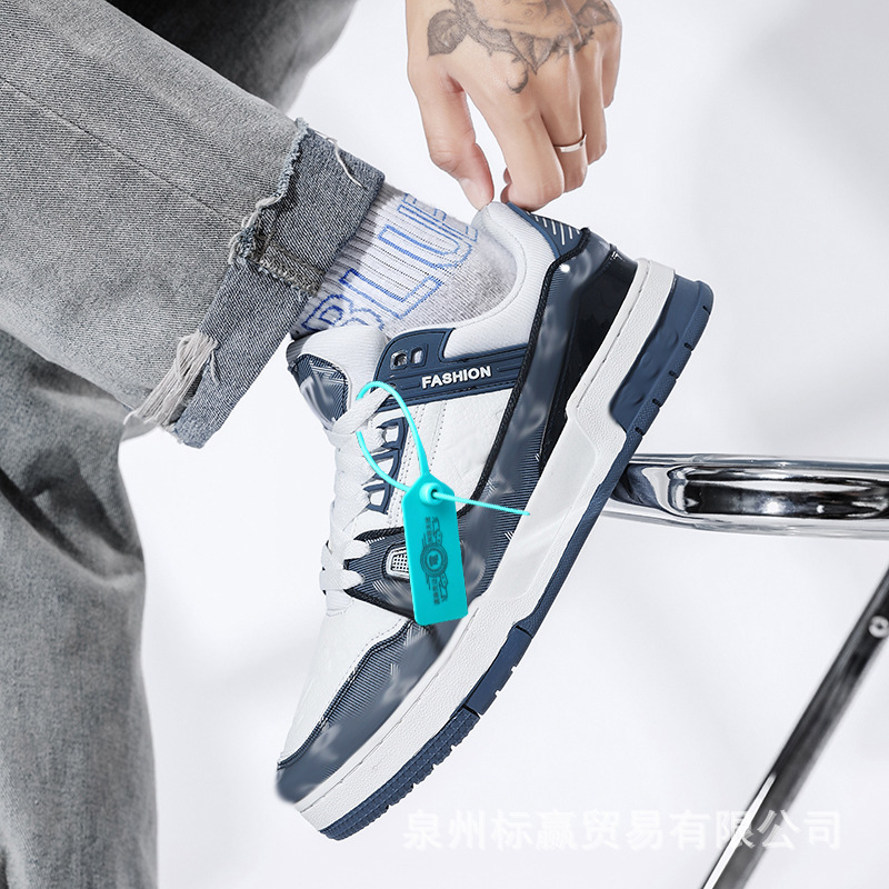 2025 new light luxury L niche popular men's shoes, fashionable Baita women's shoes, casual sports shoes, high-quality V-board shoes