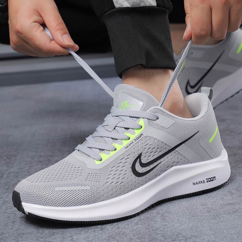 2025 Summer New Men's Running Mesh Lightweight, Anti slip, Breathable Sports Shoes Men's Wear resistant Marathon Shoes