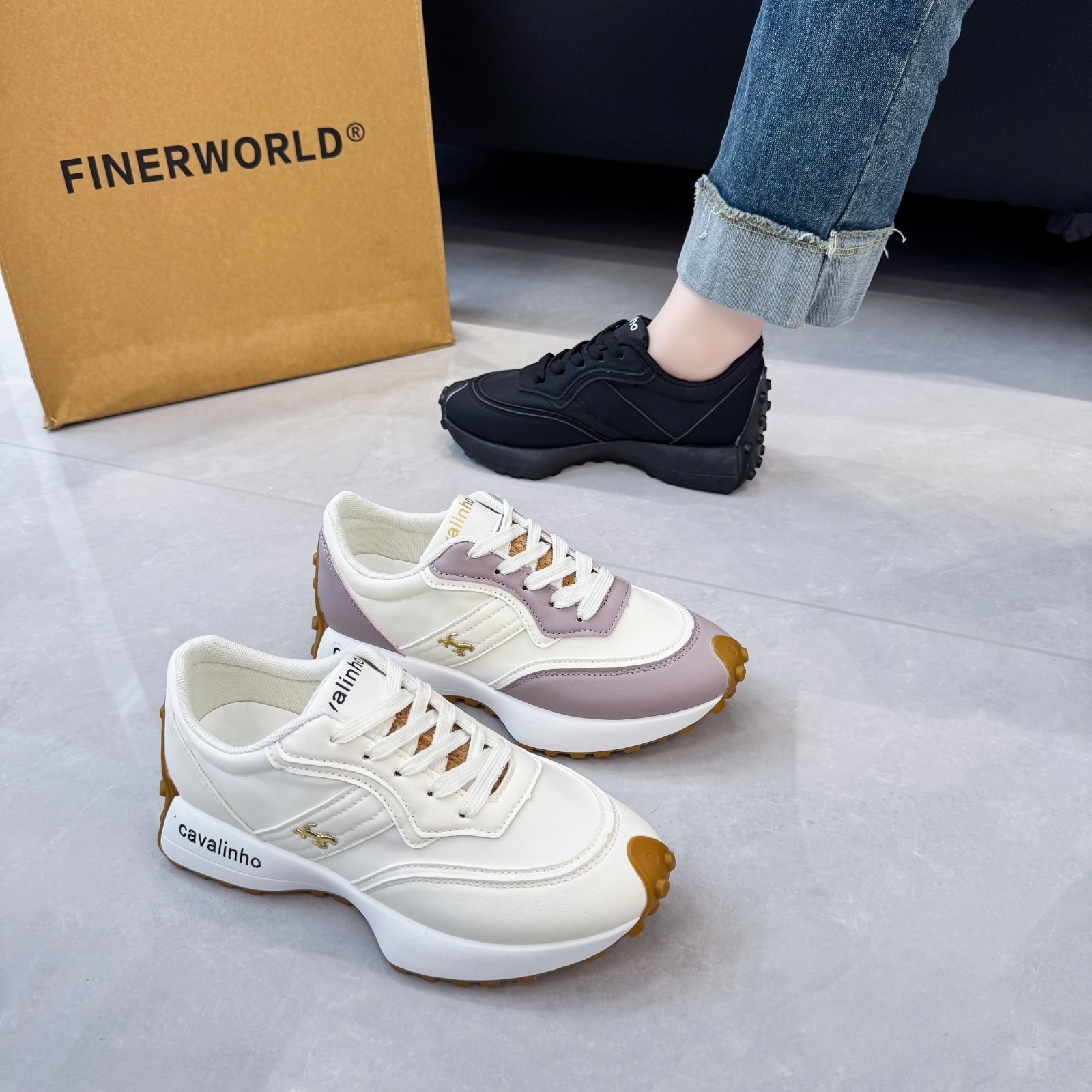 Cross border plus size Forrest Gump shoes women's leather retro sports and leisure shoes women 2026 spring new foreign trade sports shoes women
