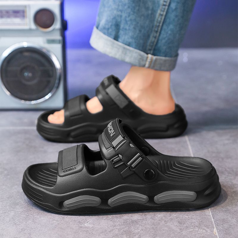 Beach men's sandals, summer outdoor sandals, wear 2025 new style, casual driving, men's style, anti-skid and wear-resistant dual-use