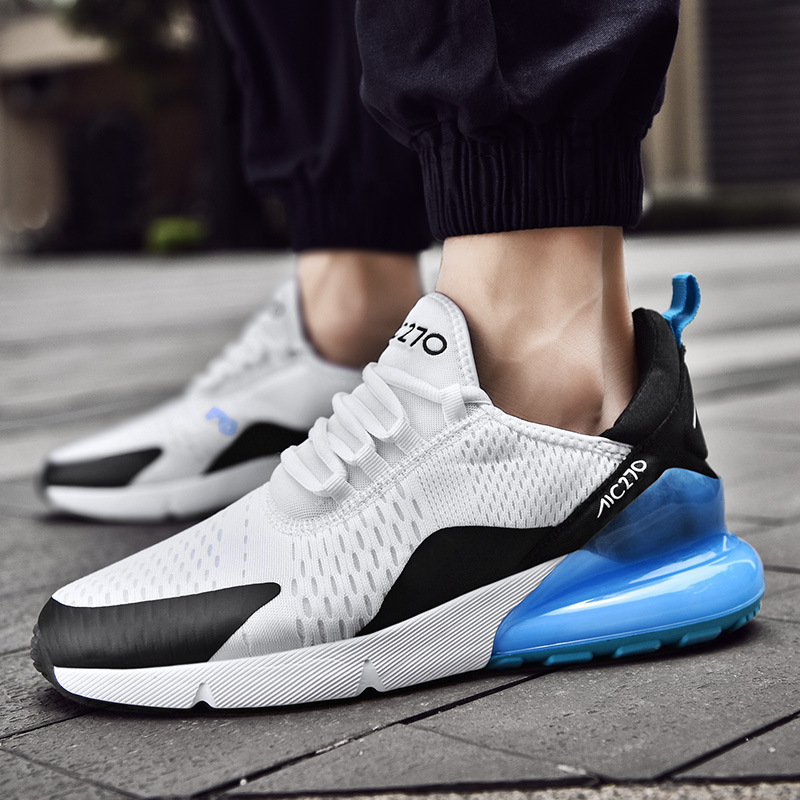 Cross border foreign trade Air Max270 summer men's shoes mesh breathable plus size couple Jia Ka same sports running shoes