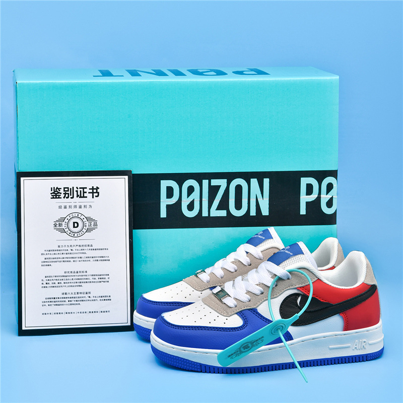 Cross border AJ children's board shoes classic Air Force No.1 dunk black and white panda boys and girls low top student sports shoes