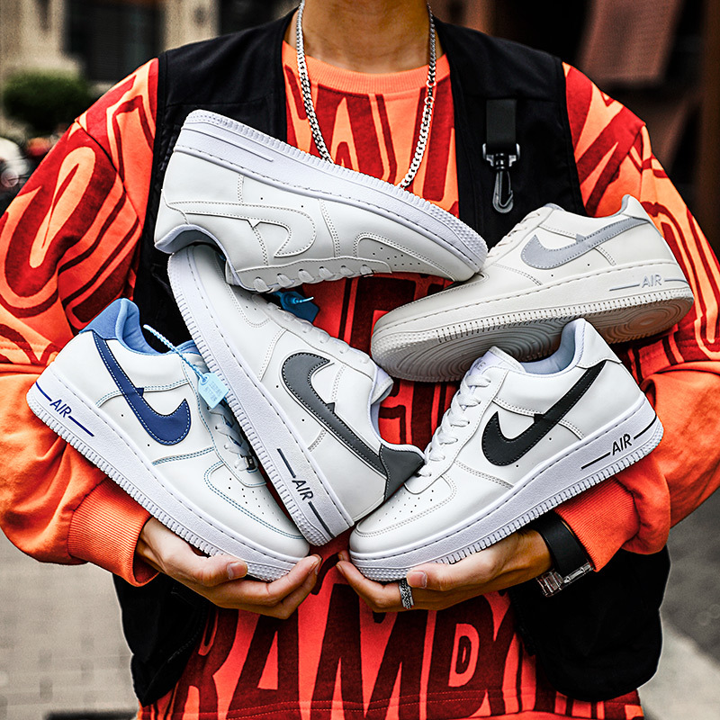 AJ men's shoes 2024 cross-border new sports shoes Air Force No.1 casual couple thick sole versatile white shoes board shoes men