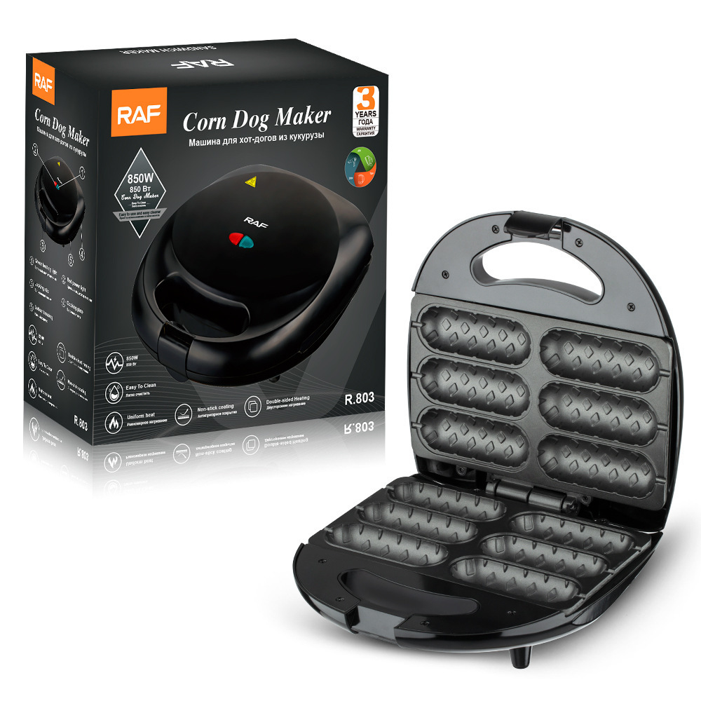 Euro, UK, and US standard 110V sausage grill, cross-border hot dog grill, sausage grill, breakfast grill, ham sausage grill, pan frying grill