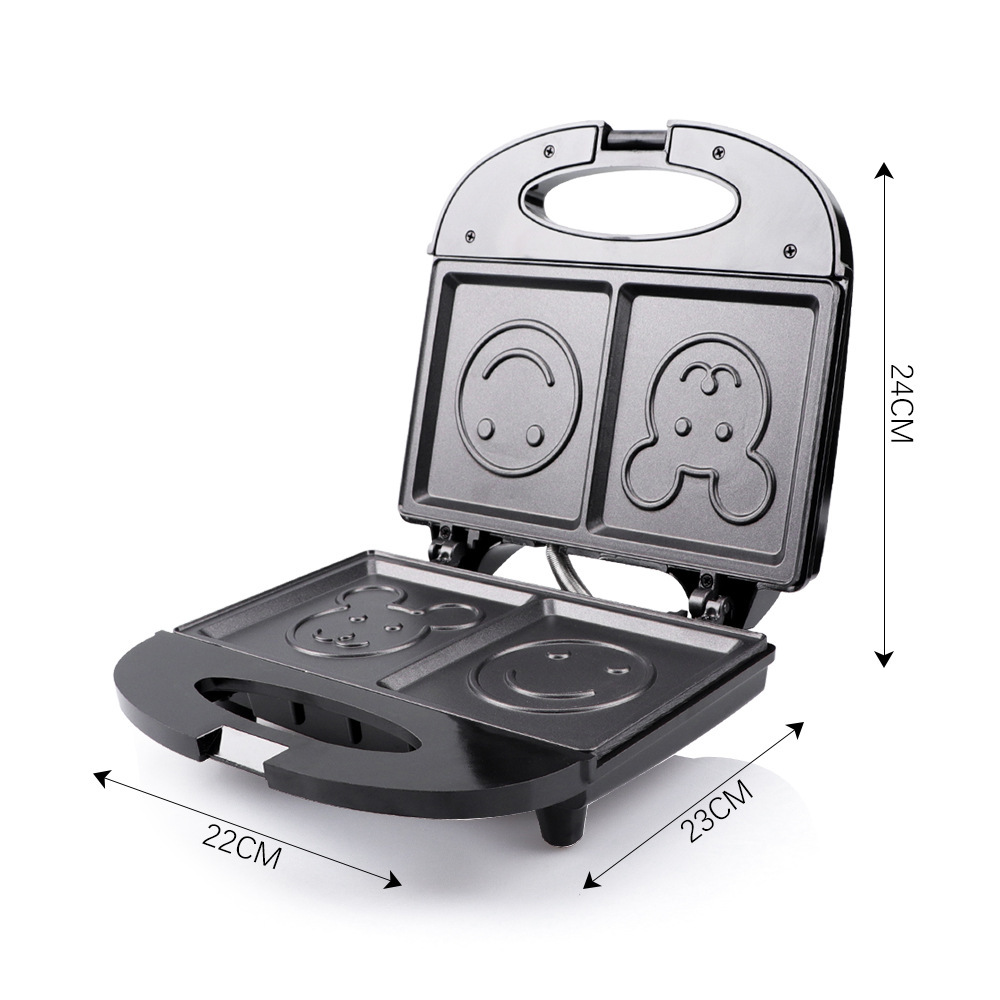 Home multifunctional breakfast machine, homemade sandwich machine, European standard toaster, double-sided heating, spot wholesale