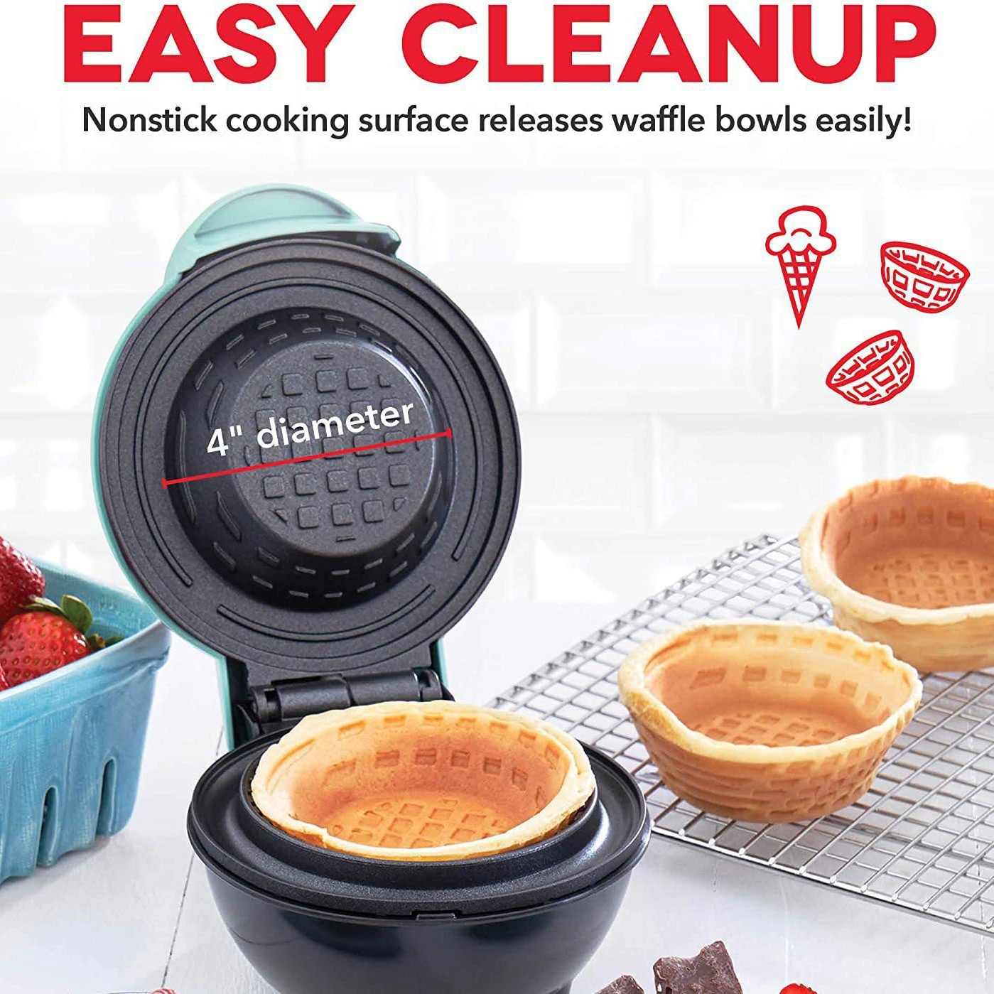 Cross border American and European egg tart machine breakfast machine waffle machine cake machine waffle bowl machine ice cream machine Chicken rolls machine