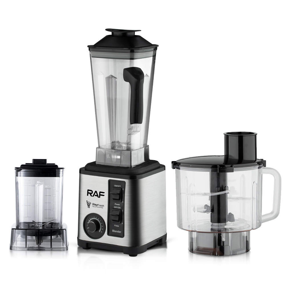 Cross border 3L three in one smoothie machine, blender, juicer, household high-power food processor, juicer, grinder