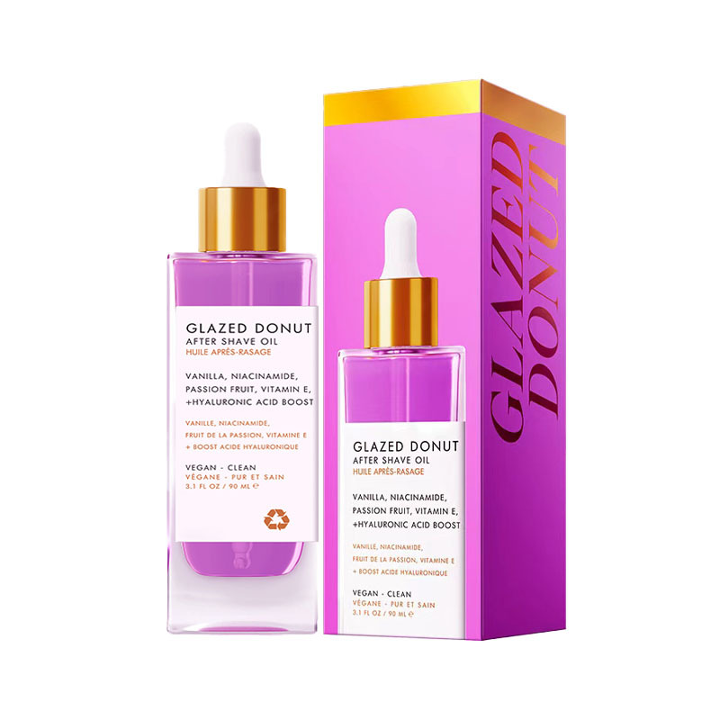 Cross border source of donuts with post oil GLAZED DONUT AFTER SHAVE OIL English packaging