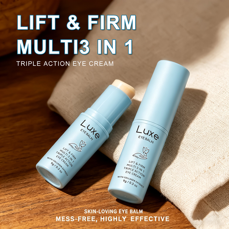 Cross border exclusive LUXE Blue Eye Stick LUXE EYE BALM Moisturizing and Moisturizing Eye Cream English packaging in stock