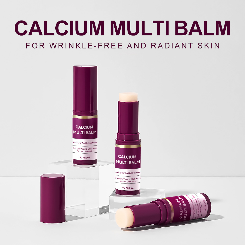 Cross border source of calcium silicate moisturizing eye stick Calcium Volume Multi Balm English packaging