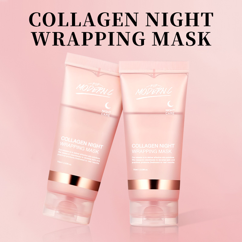 Cross border special collagen good night facial mask COLLAGEN NIGHT WRAPPING MASK