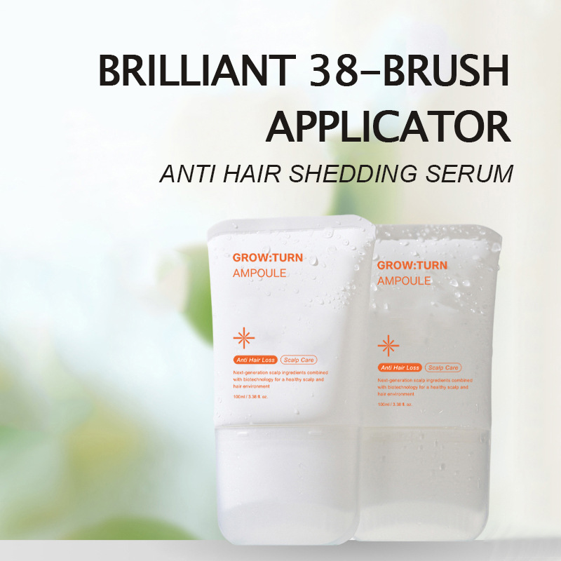 Cross border exclusive Mibiao hair care essence GROW: TURN AMPOULE with its own brush, massage and densify hair