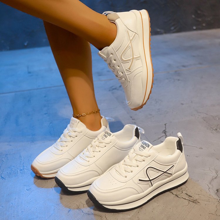 Cross border plus size Forrest Gump shoes women's leather retro sports and leisure shoes women 2025 autumn new foreign trade sports shoes women