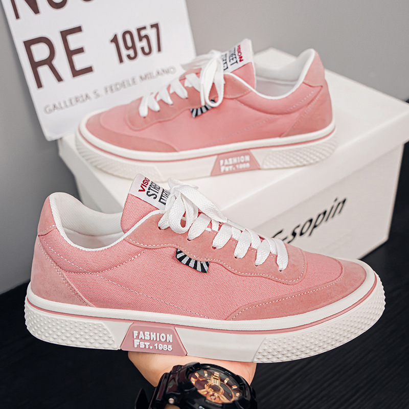 Canvas shoes men's spring 2026 new casual versatile canvas shoes breathable trendy youth canvas shoes