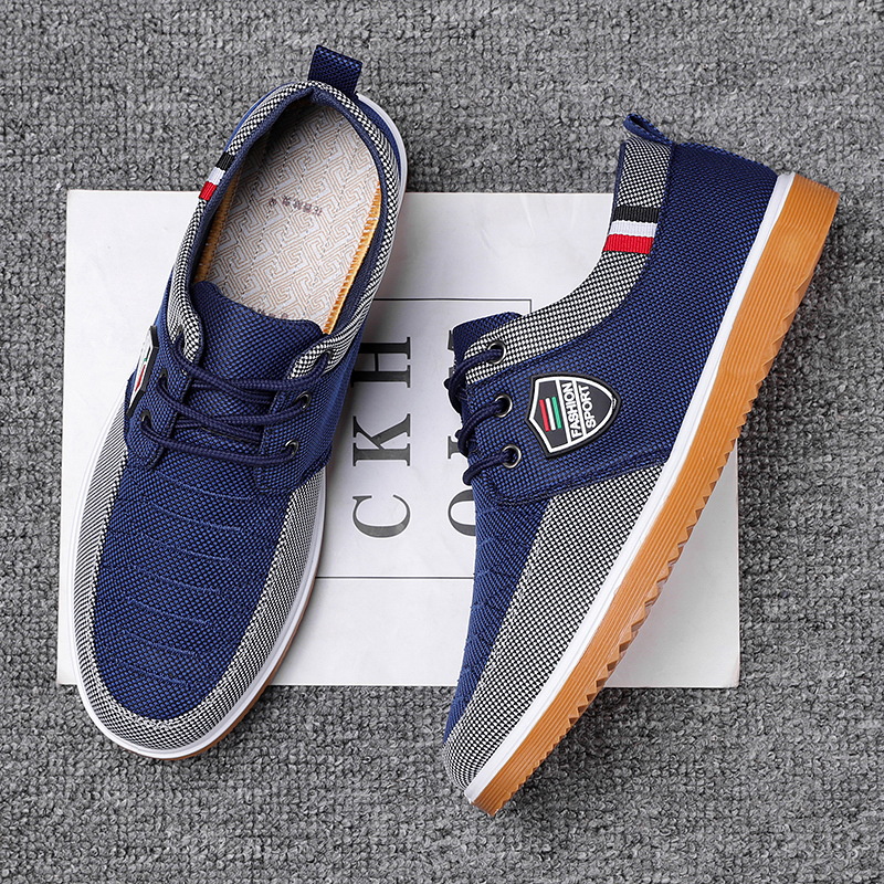 2026 Spring and Autumn Cowhide Bottom Old Beijing Cloth Shoes for Men, Breathable, Anti slip, Wear resistant Work Shoes, Casual Shoes, Canvas Shoes for Men