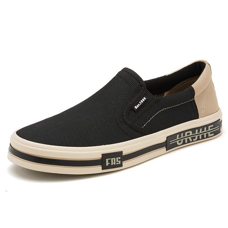 Summer breathable mesh shoes men's shoes new breathable shoes for male students Korean version trendy versatile sports casual cloth shoes for men