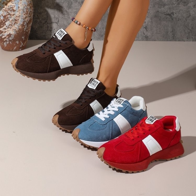 Cross border fashion dad shoes women 2026 Spring and Autumn new style thick soled retro comfortable Forrest Gump shoes height increasing casual sports shoes