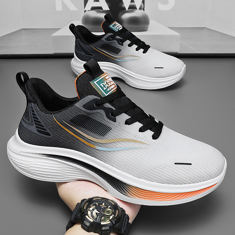 2026 new men's shoes summer breathable mesh lightweight sports running shoes men's shock-absorbing casual couple shoes