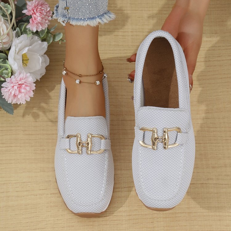 Amazon Cross border Large Single Shoe Women's 2025 New Four Seasons Sports Shoes Shallow Mouth Fashion Women's Single Shoe Size 43