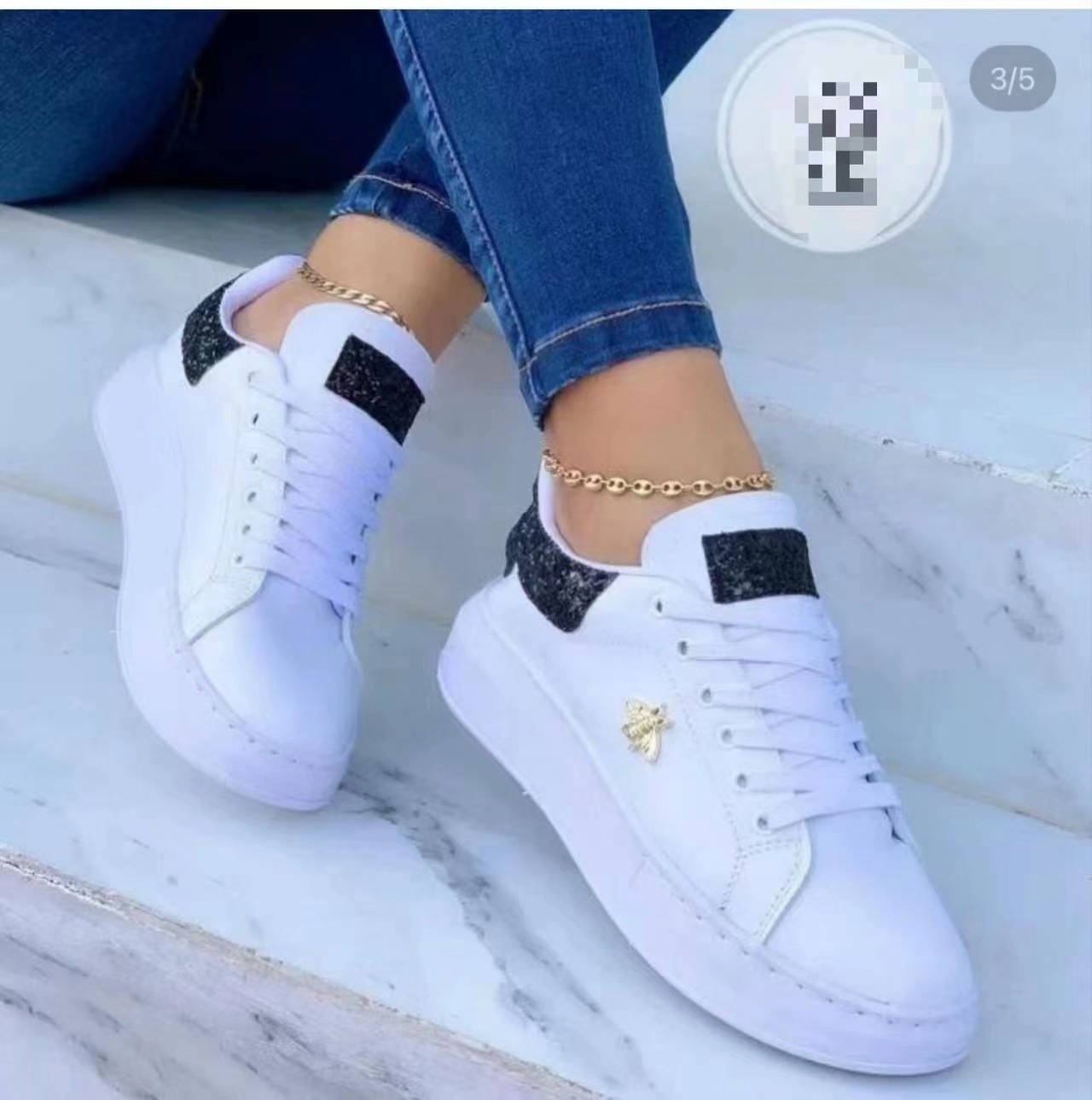 Wish Cross border New Large Spring and Autumn Korean Edition White Shoes Casual Board Shoes Women's Ins Breathable Thick soled Women's Shoes