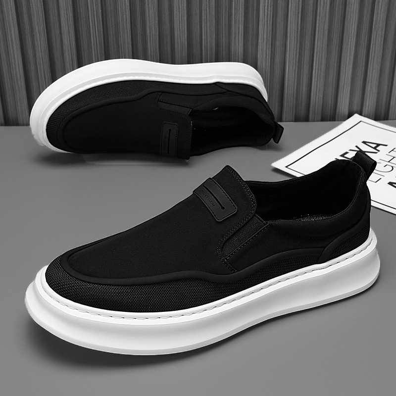 Men's shoes 2026 new spring breathable lightweight retro trend versatile canvas shoes for teenagers low cut casual single shoes