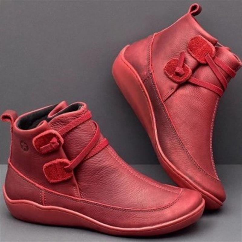 Independent station boots, children's 2025 autumn and winter new flat bottomed Martin boots, British style short sole, plus size women's shoes 43