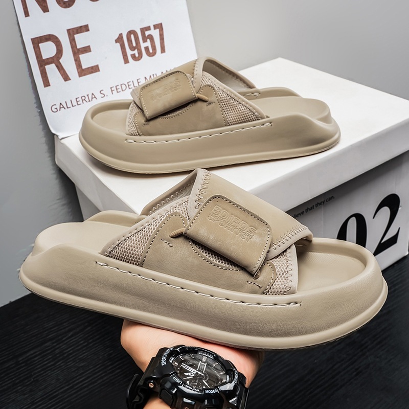 2026 Summer New Men's Beach Sandals for Daily Leisure, Versatile Men's Coolers, Outdoor Beach Men's Sandals