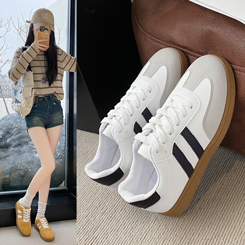 Sports shoes women's 2026 new summer retro versatile German training shoes flat, breathable, comfortable, fashionable and casual board shoes