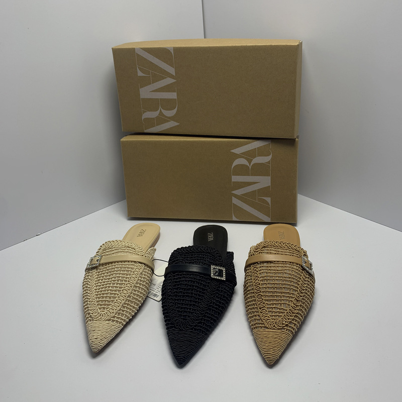 ZA2026 spring niche design hollow out fashion sandals new style with a headband and breathable woven skirt for children