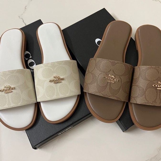 Foreign Trade 2025 New Retro One Word Dragging Women's Flat Bottom Casual Versatile Comfortable Cool Dragging Beach Shoes for Outer Wearing Cool Dragging