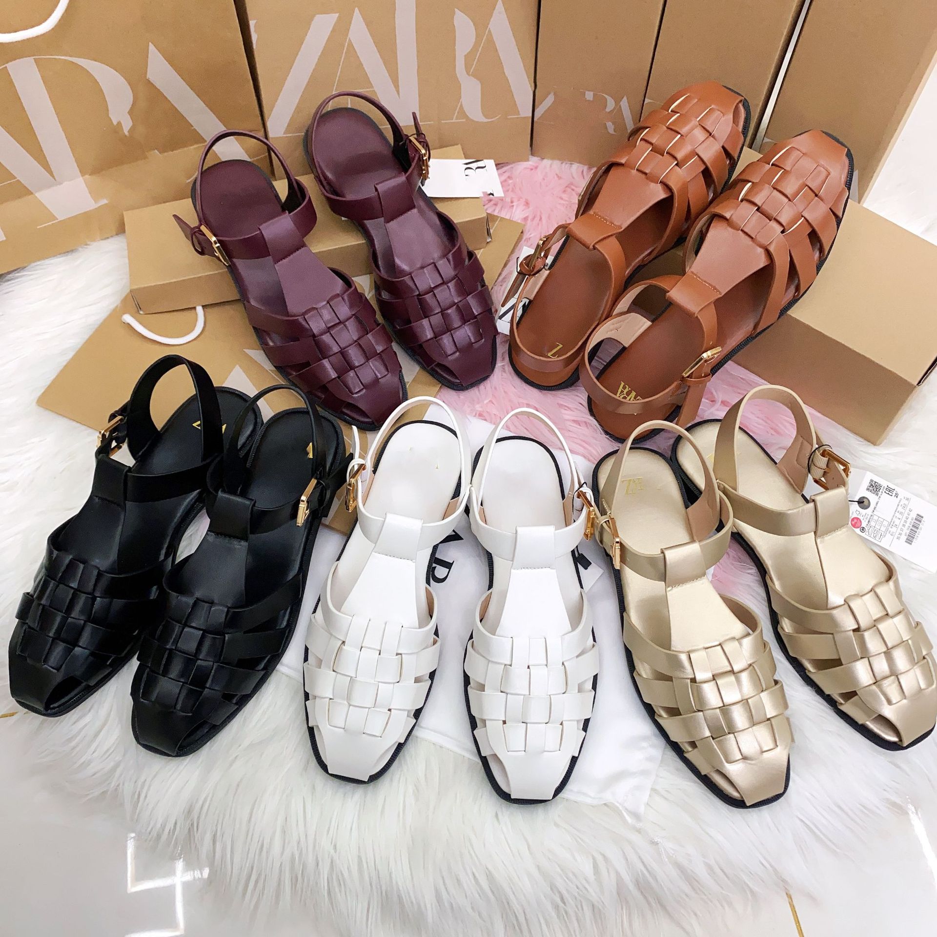 2025 Cross border Spot African Women Sandals New Summer Outfit Artistic Versatile Fairy Style Fashion