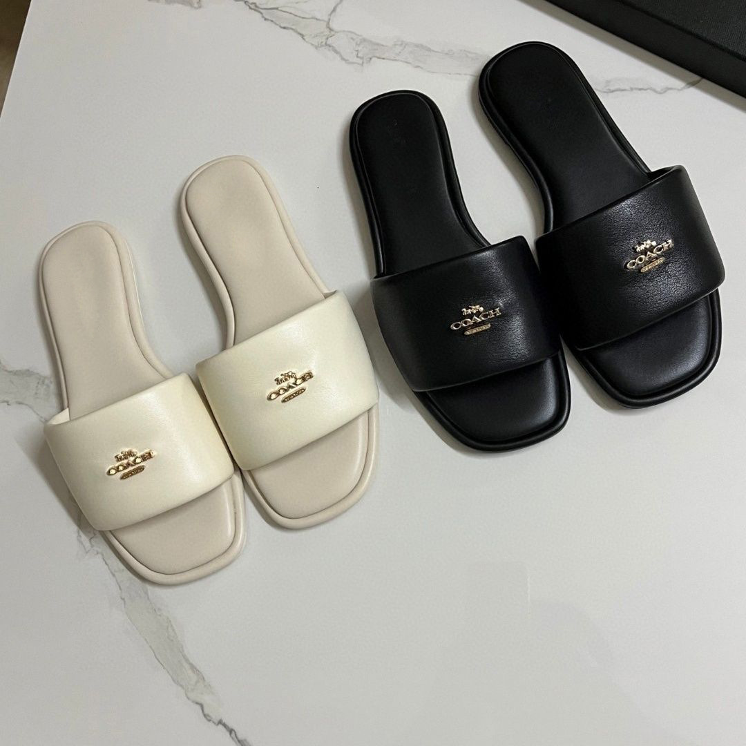 Foreign Trade Europe and America 2025 New Retro Beach Wear Flat Flat One Word Slippers Comfortable and Versatile Cool Slippers for Women
