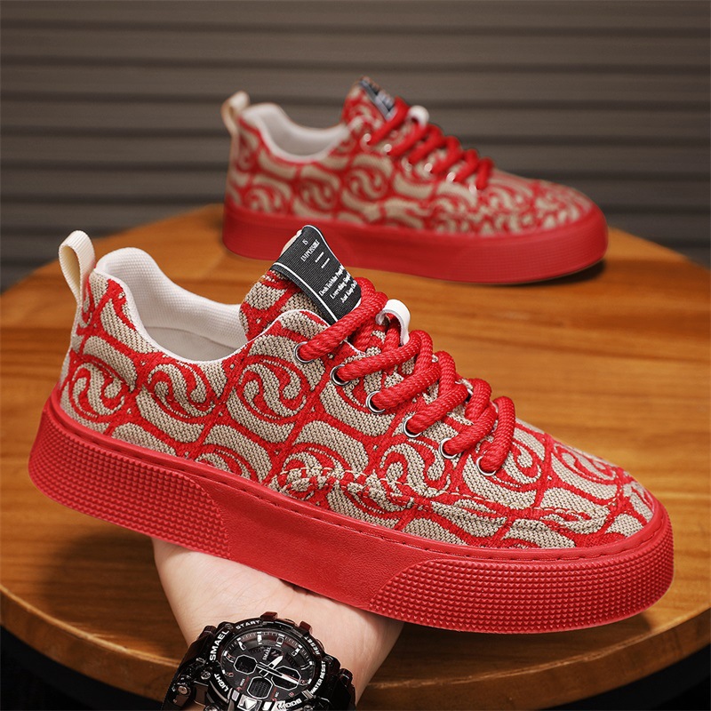 Cross border men's shoes summer breathable 2025 new sports and leisure board shoes trend versatile soft soled men's canvas trendy shoes