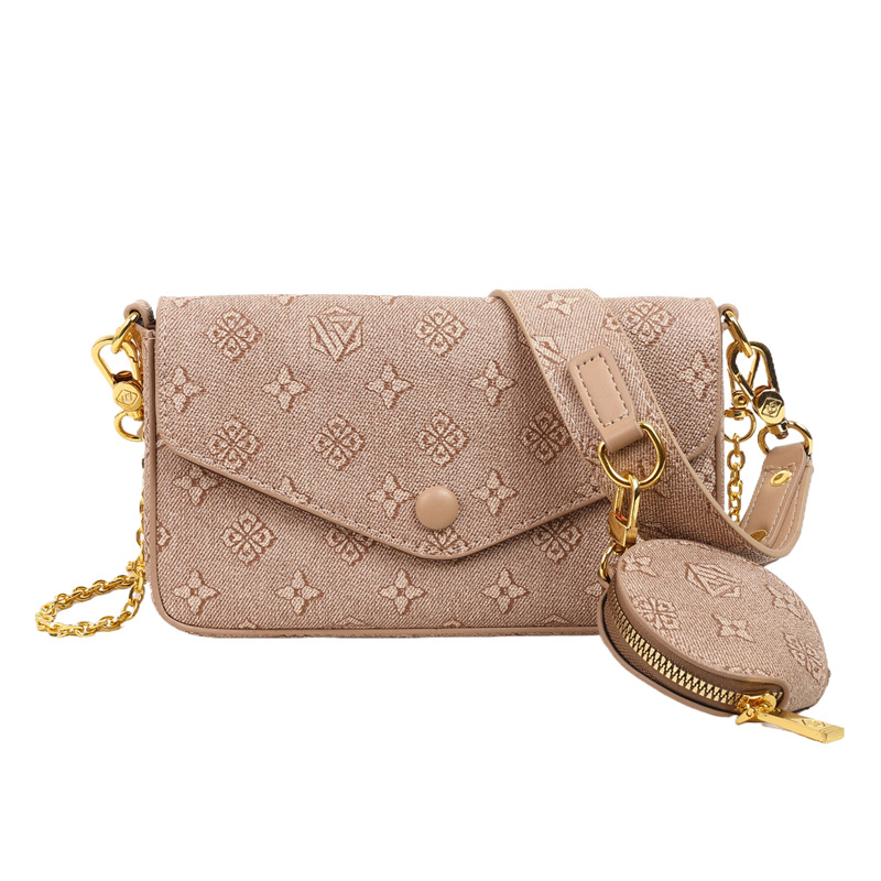 Foreign Trade Cross border Mother and Child Envelope Bag for Women 2026 New Vintage Old Flower Versatile High end Chain Shoulder Crossbody Bag Foreign Trade Cross border Mother and Child Envelope Bag for Women 2026 New Vintage Old Flower Versatile High end Chain Shoulder Crossbody Bag
