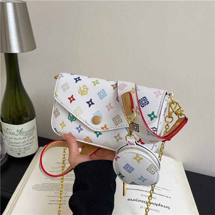 Foreign Trade Cross border Mother and Child Envelope Bag for Women 2026 New Vintage Old Flower Versatile High end Chain Shoulder Crossbody Bag Foreign Trade Cross border Mother and Child Envelope Bag for Women 2026 New Vintage Old Flower Versatile High end Chain Shoulder Crossbody Bag