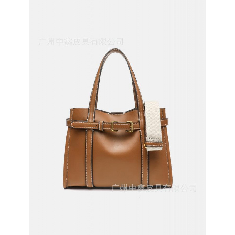 Z Home Women's Bag Minimally Mini Handheld Magnetic Buckle Shopping Tote Bag Fashionable and Versatile Single Shoulder Handbag Crossover Bag Trendy