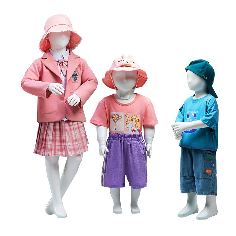 Children's modeling props, men's and women's clothing stores, human platform display windows, fake human bodies, children's clothing stores, model display racks, full body