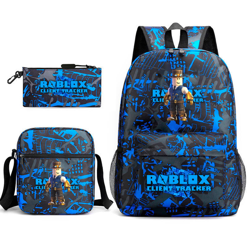 Cross border roblox game peripherals, men's and women's backpacks, travel bags, computer bags, high school student backpacks, in stock and dropshipping