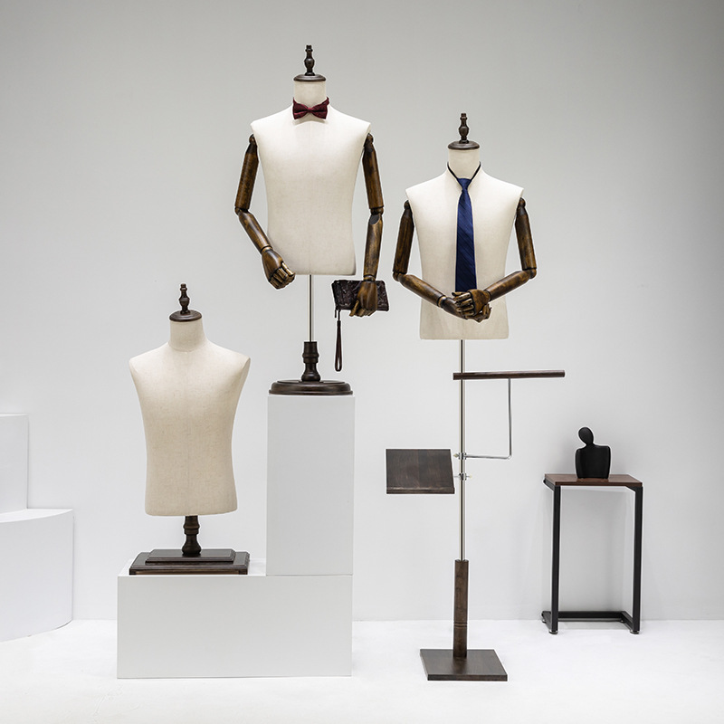 Male model props, full body suit, formal suit, men's suit, stage, half body fake body, clothing store, model display stand
