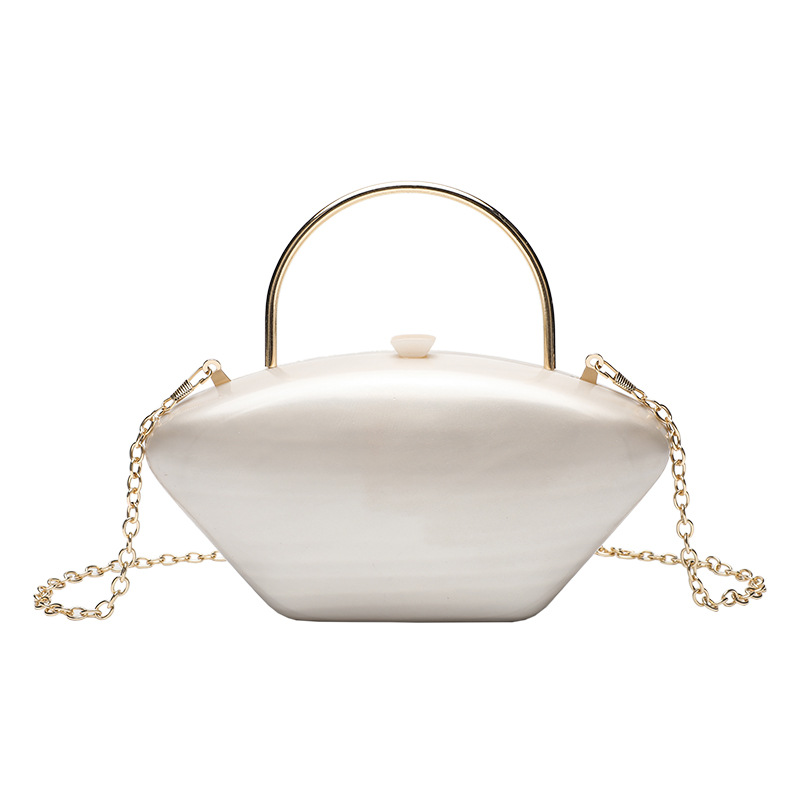 Cross border ladies' banquet bag, trendy new acrylic shell color banquet bag for foreign trade, hand-held bag, single room diagonal cross bag
