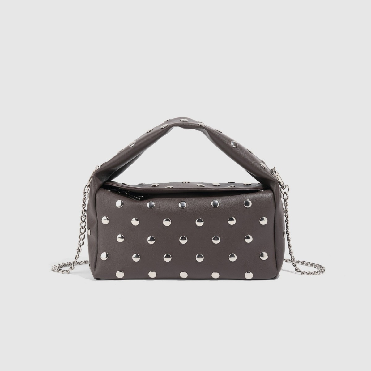 2026 new niche high-end rivet pillow bag handbag fashionable versatile bag diagonal shoulder bag women's trend
