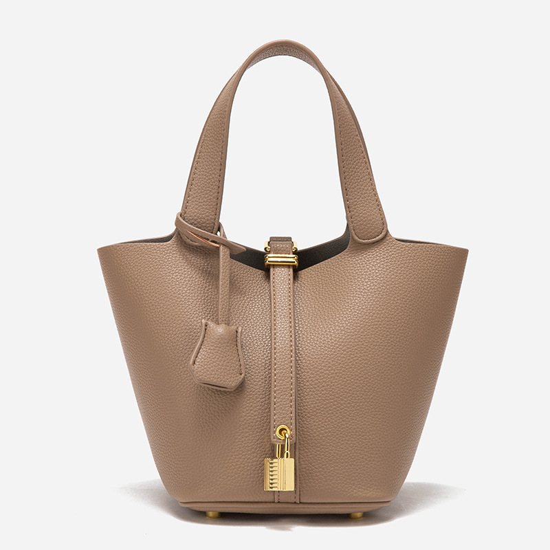 Vegetable Basket Bag Women's Versatile Bag Handbag Simple Bucket Bun Mother Bag Premium Summer Bags