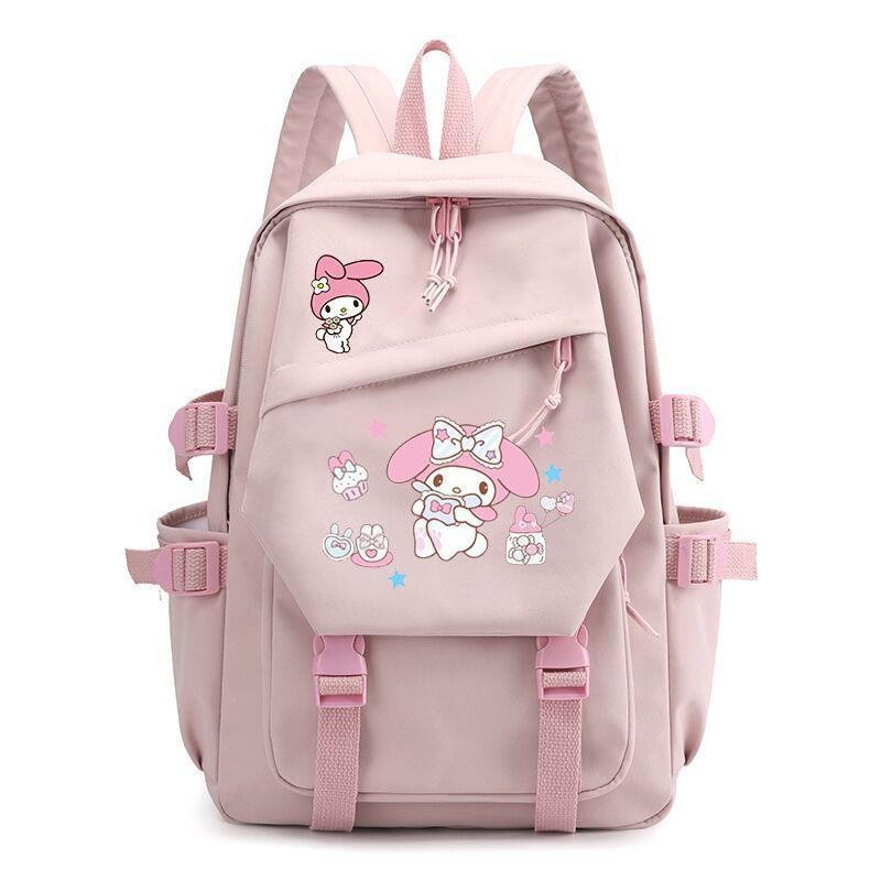 Amazon Kuromi Kuromi Melody Surrounding Youth Student Backpack Large Capacity Computer Bag Travel Bag