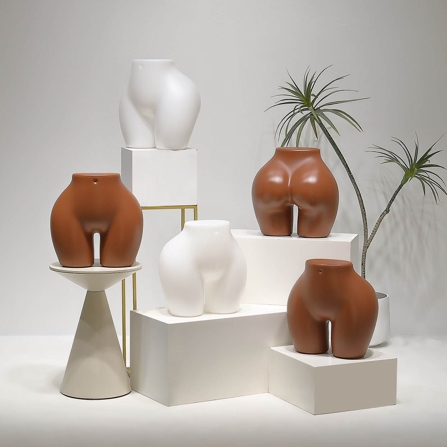 New European and American plus size women's underwear model buttocks model mannequin fake buttocks model women's underwear display props display rack