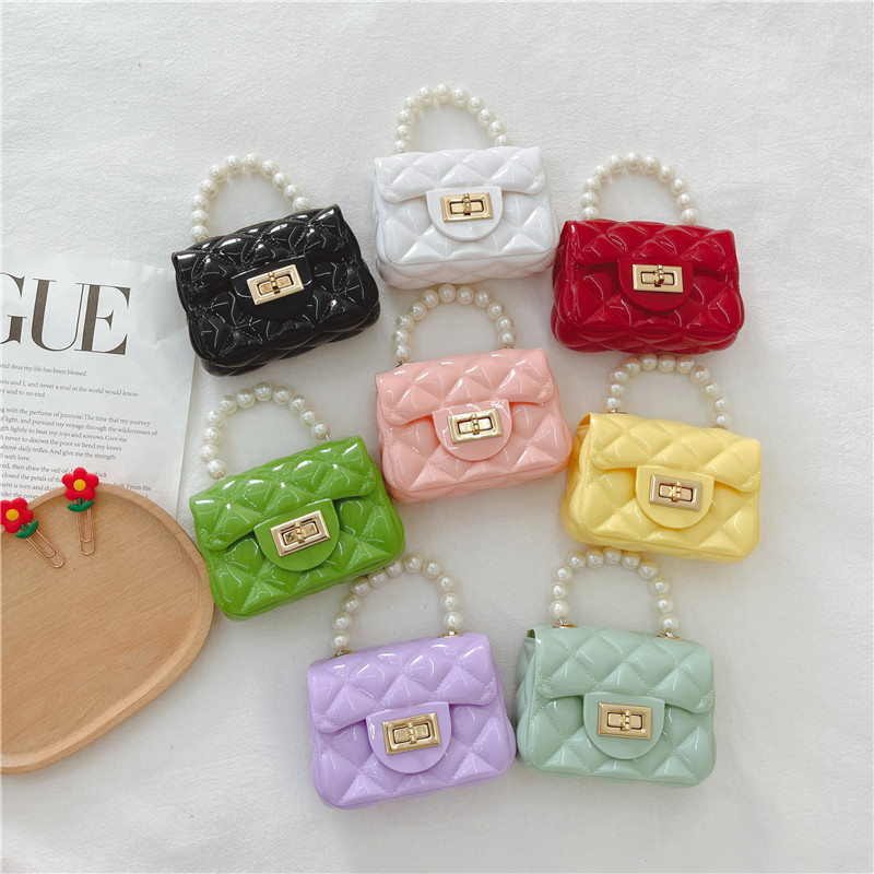 2026 new cross-border hot selling jelly bag, hand-held mini bag, children's bag, internet famous girl's cute little shoulder bag