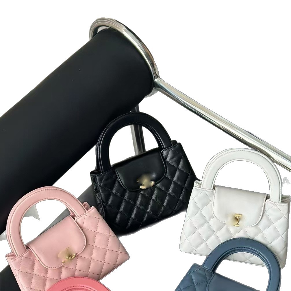 Kelly, the classic bag king of Xiangjia, retro and fashionable chain handbag, single shoulder crossbody women's bag, small fragrant style