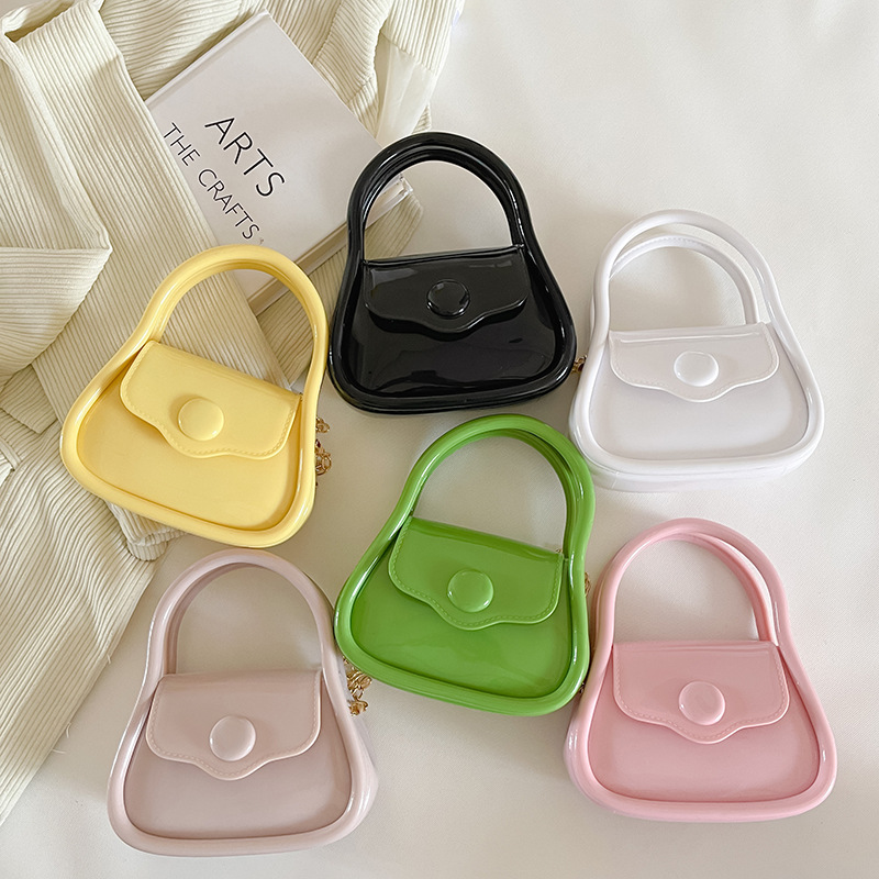 Macaron Jelly Bag Guka Gift Bag Small Delicate Chain Bag Mini Xiaolongbao Portable Children's Bag